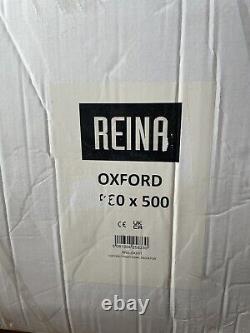Reina Oxford Radiateur Traditionnel Chauffant Serviette Rail 960 X 500 Blanc Chrome