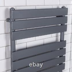 Salle de bain moderne 1600 x 600mm Radiateur sèche-serviettes chauffant à panneau plat Anthracite