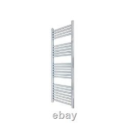Sèche-serviettes chauffant radiateur chromé droit 300 mm (l) x 1200 mm (h) 1326 BTU