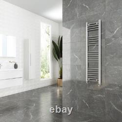 Sèche-serviettes chauffant radiateur chromé droit 300 mm (l) x 1200 mm (h) 1326 BTU