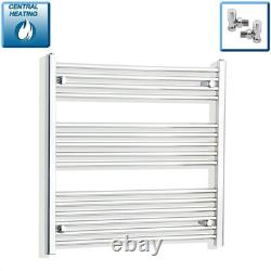 Sèche-serviettes chromé 900x800 mm échelle 1133 BTU chauffage central UK