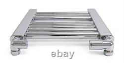 Sèche-serviettes chromé 900x800 mm échelle 1133 BTU chauffage central UK