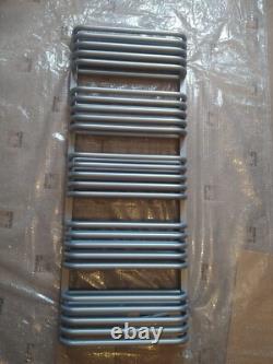 Sèche-serviettes design chauffant en acier argenté H1269 mm x L500 mm PRP 475 £