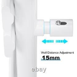 Sèche-serviettes électrique chauffant pour salle de bain, radiateur blanc avec minuterie, chauffage rapide 500 x 1000