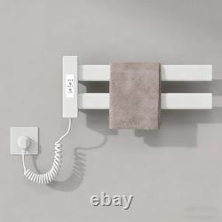 Sèche-serviettes électrique plat tubulaire chauffant H180 mm L450 mm mural serviettes chaudes chauffées