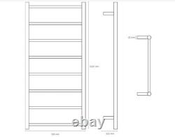 ThermoSphere sèche-serviettes électrique blanc 1120 x 530 mm radiateur de salle de bains sèche-linge