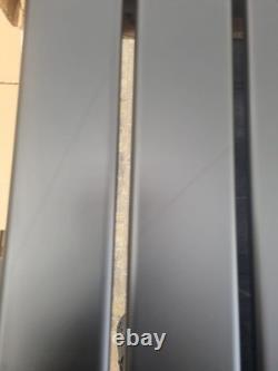 VOIR PHOTOS DuraTherm 1200 x 600 mm Radiateur sèche-serviettes plat noir chauffant panneaux
<br/>
	