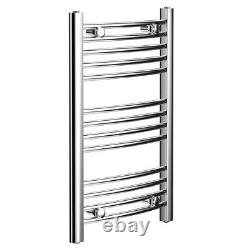 Vente en gros de Marco Chrome 700mm x 450mm Courbe Sèche-serviettes chauffant